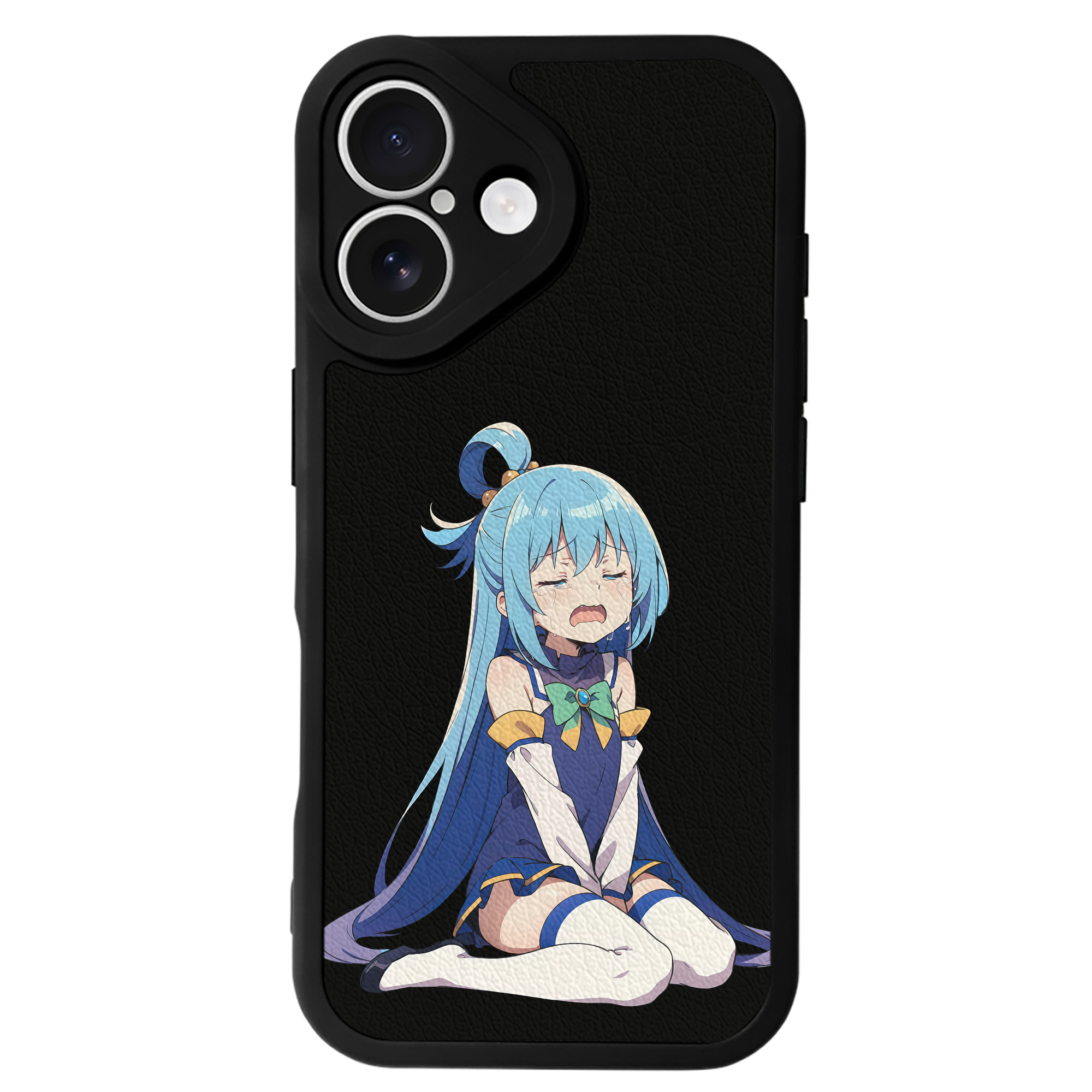（画像用） 転スラ Regarding Reincarnated to Slime 【iPhone 16シリーズ対応】シリコンスマホケース（レザー調） 材質：シリコン